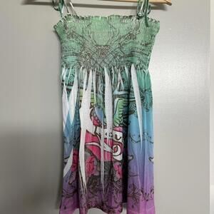 super cute green and purple fairy dress